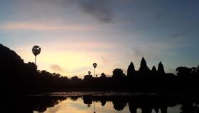 Sunrise on Angkor Wat Temples, Siem Reap